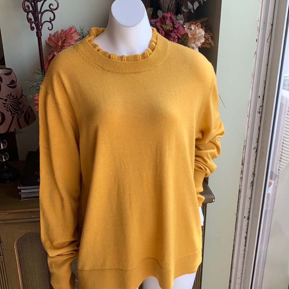 Loft Ruffle Neck Sweater